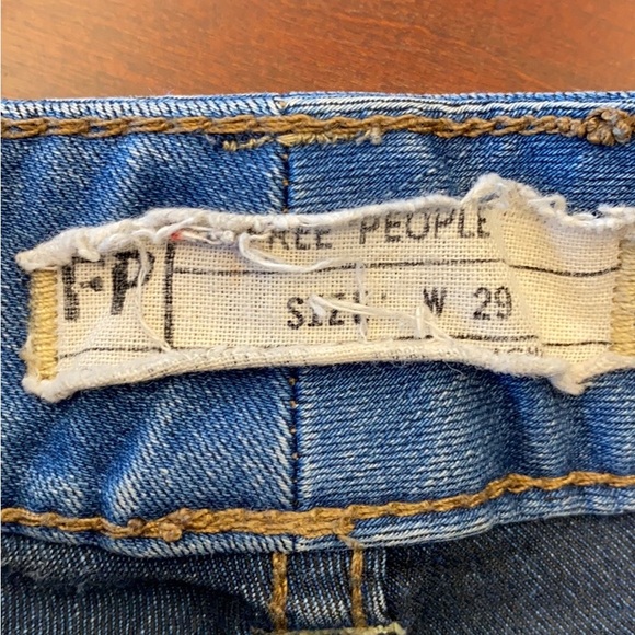 BUNDLE FOR 30-50%OFF! RARE FREE PEOPLE SKINNY HIGH RISE JEANS ANKLE CROP size 29 - Picture 10 of 11